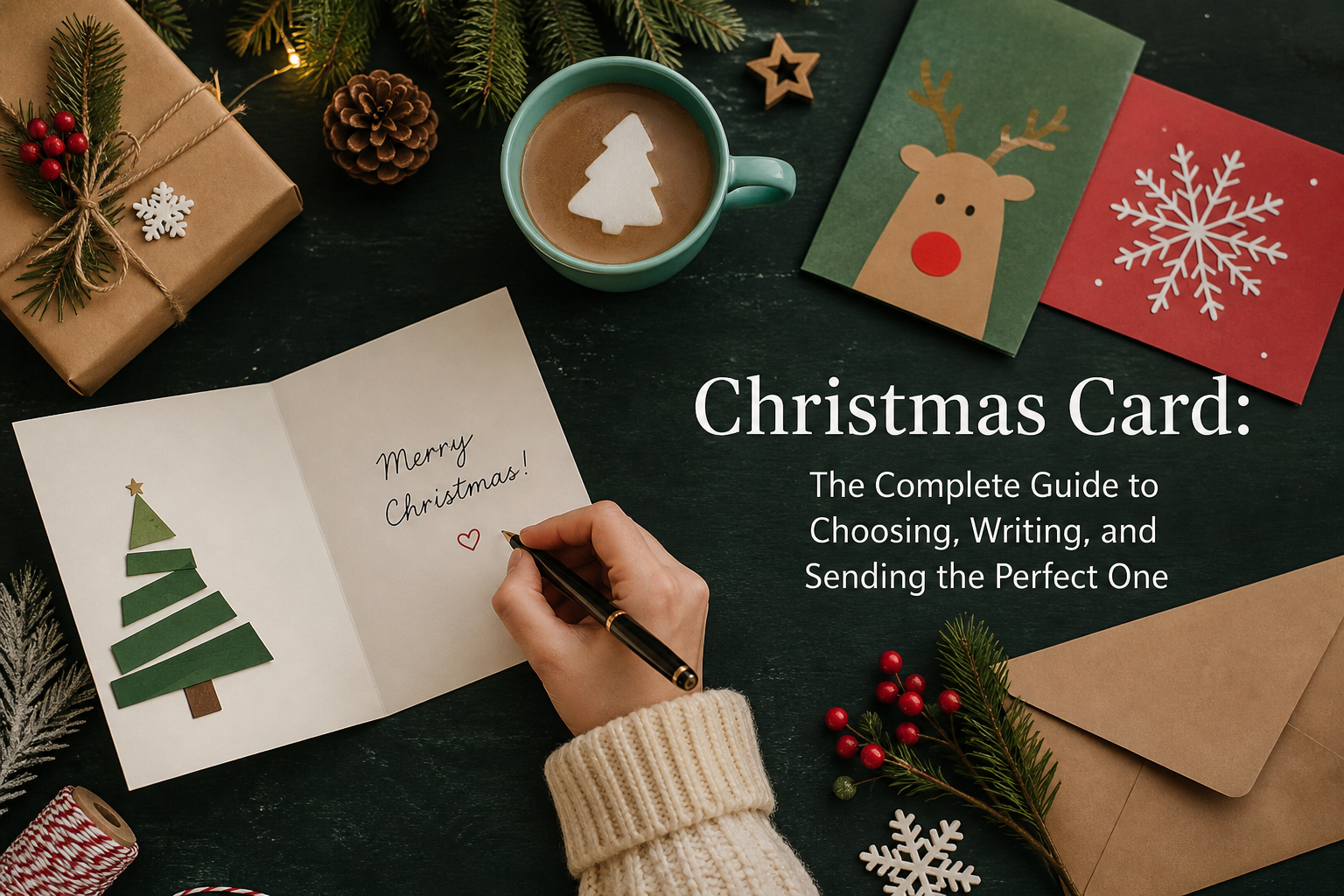 Christmas card writing and sending guide