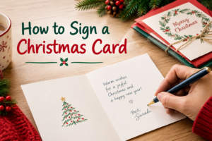 How to Sign a Christmas Card